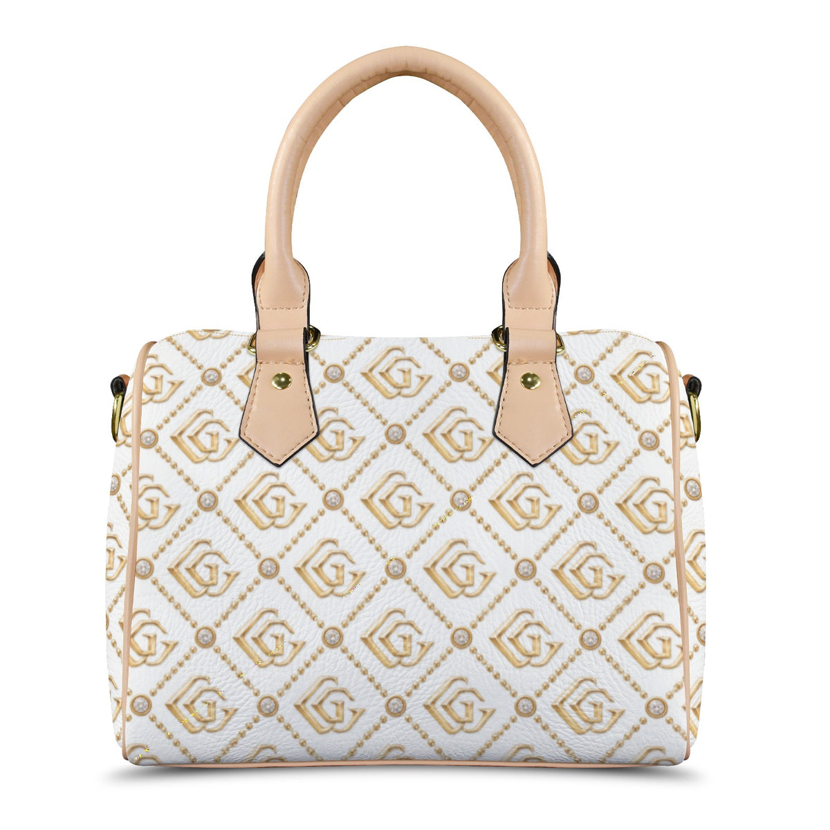 GG Tan Custom Handbag-Khaki Handle